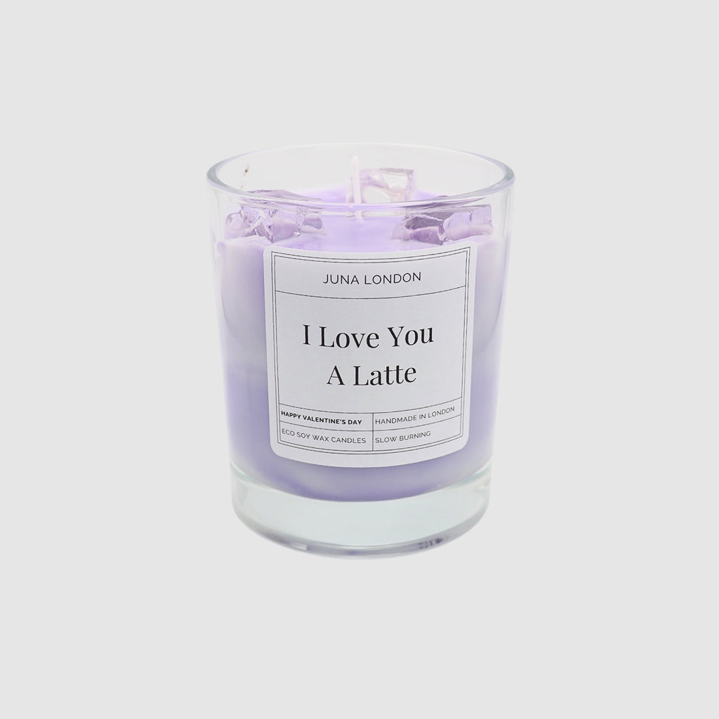 The Iced Lavender Latte Candle