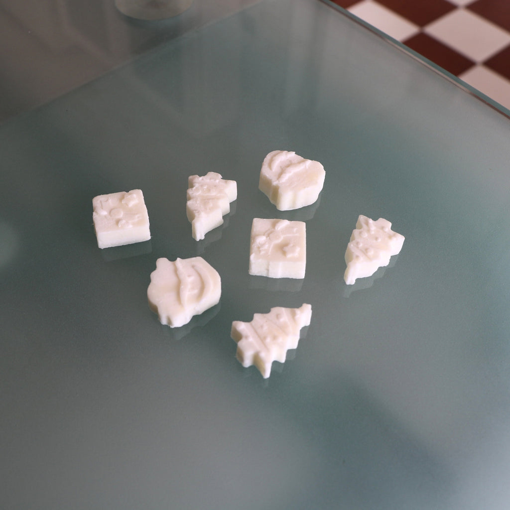 Discover our limited-edition Christmas Wax Melts - featuring Christmas Tree, present and Father Christmas designs. Scented with our much-loved Christmas Spice bespoke fragrance, bringing a comforting and nostalgic atmosphere to your home this festive season.