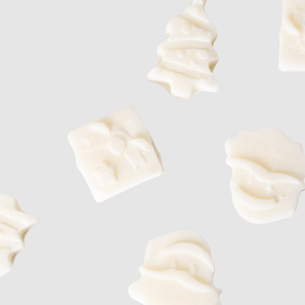 Discover our limited-edition Christmas Wax Melts - featuring Christmas Tree, present and Father Christmas designs. Scented with our much-loved Christmas Spice bespoke fragrance, bringing a comforting and nostalgic atmosphere to your home this festive season.Handmade with 100% soy wax, bringing both a warm glow and long-lasting burn time. A thoughtful gift idea and festive addition to your home, PLUS our top recommendation for stocking fillers.