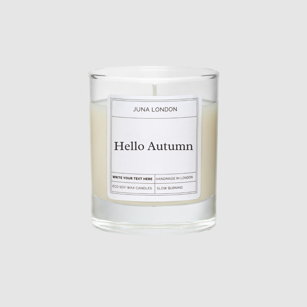 Mark the turn of the seasons with our much-loved Hello Autumn Candle. Fragrance yours with our Pumpkin Spice scent for an autumnal finishing touch.