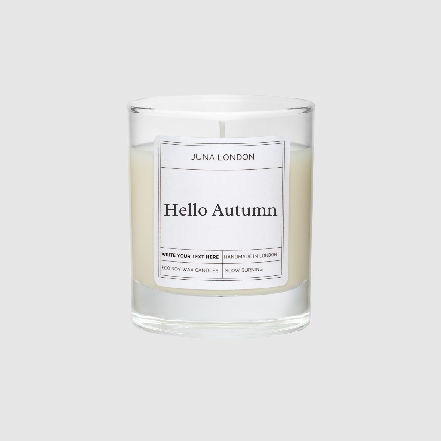 Mark the turn of the seasons with our much-loved Hello Autumn Candle. Fragrance yours with our Pumpkin Spice scent for an autumnal finishing touch.