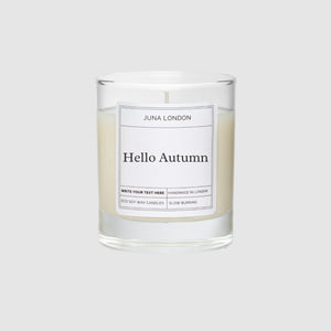 Mark the turn of the seasons with our much-loved Hello Autumn Candle. Fragrance yours with our Pumpkin Spice scent for an autumnal finishing touch.
