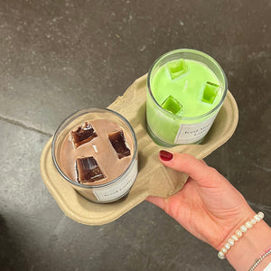 Replicate the feeling of visiting your favourite cafe from the comfort of your home. Discover our best-selling Iced Coffee and Iced Matcha Latte Candles. 