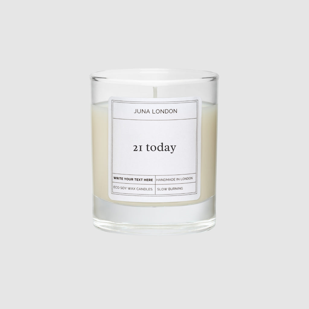 Celebrate milestone birthdays with our 21 Today Candle, whether they're turning 21 or 60, our candles are fully customisable. Simply choose your preferred personalised message to be added to the candle label and leave the rest to us.