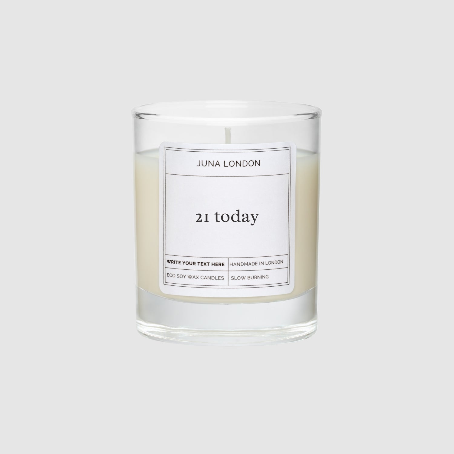 Celebrate milestone birthdays with our 21 Today Candle, whether they're turning 21 or 60, our candles are fully customisable. Simply choose your preferred personalised message to be added to the candle label and leave the rest to us.