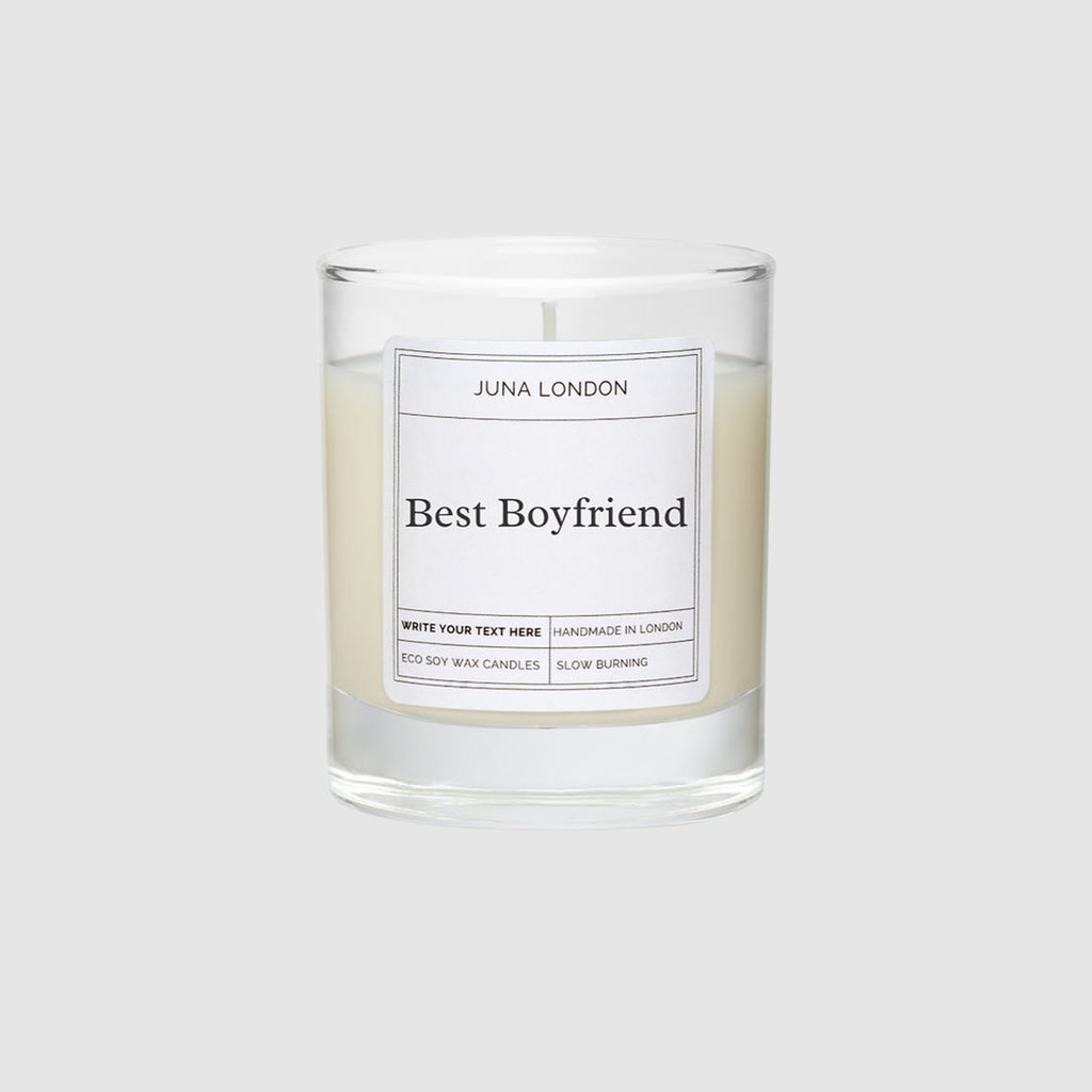 Show your beau how much he means to you with our The Best Boyfriend Candle. Handcrafted from eco soy wax and beautifully fragranced with a blend of fragrance and essential oils. The perfect bespoke gift, adding a special touch to any anniversary or occasion.