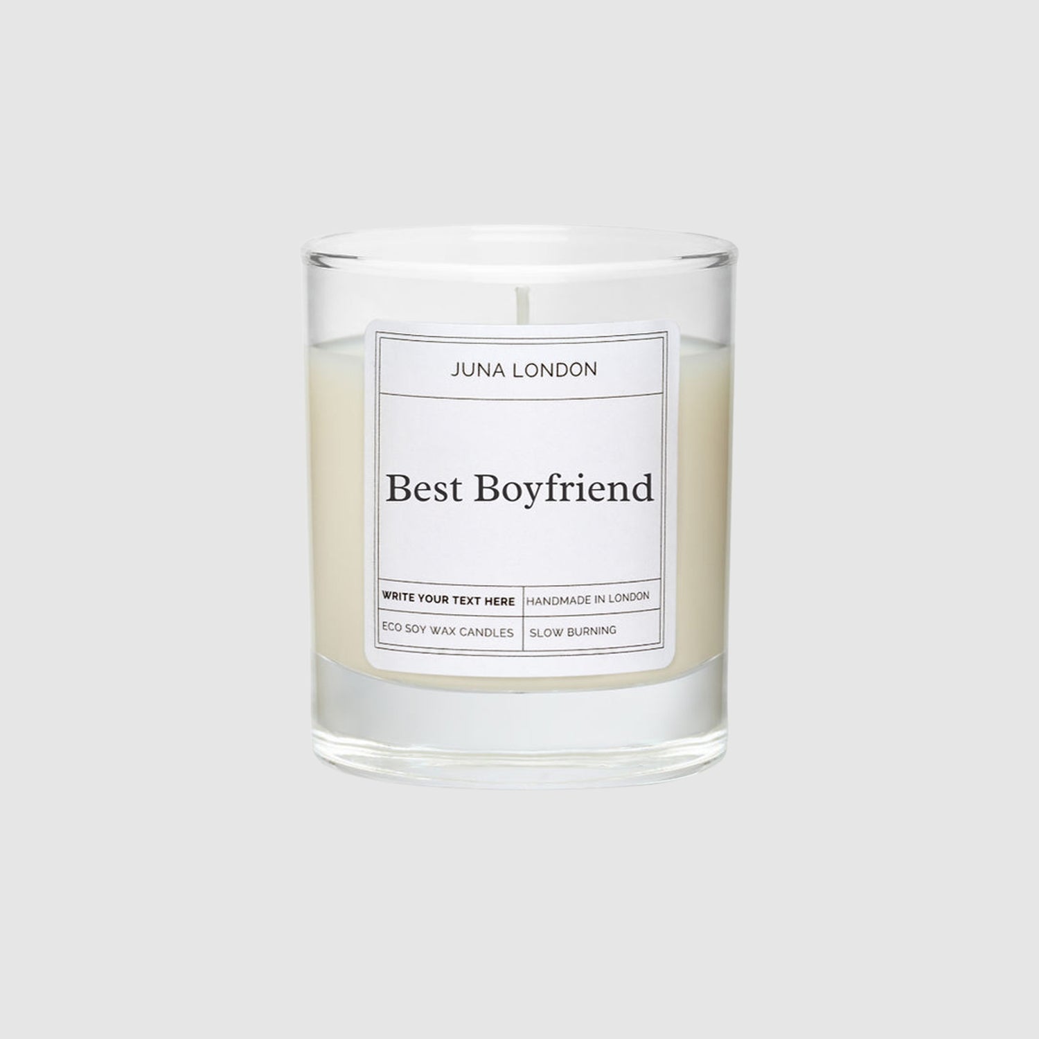 Show your beau how much he means to you with our The Best Boyfriend Candle. Handcrafted from eco soy wax and beautifully fragranced with a blend of fragrance and essential oils. The perfect bespoke gift, adding a special touch to any anniversary or occasion.