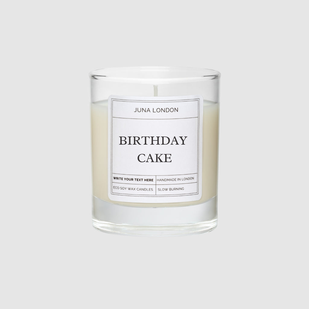 Celebrate with the sweet aroma of freshly-baked cake! Our Birthday Cake Candle blends vanilla, sugar and buttery notes, filling your space with a warm, cheerful scent.