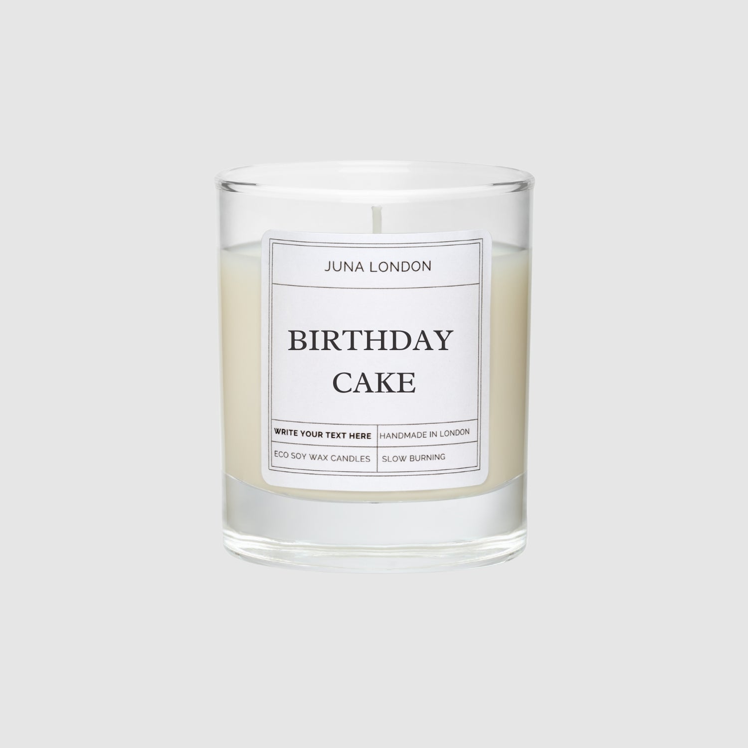 Celebrate with the sweet aroma of freshly-baked cake! Our Birthday Cake Candle blends vanilla, sugar and buttery notes, filling your space with a warm, cheerful scent.