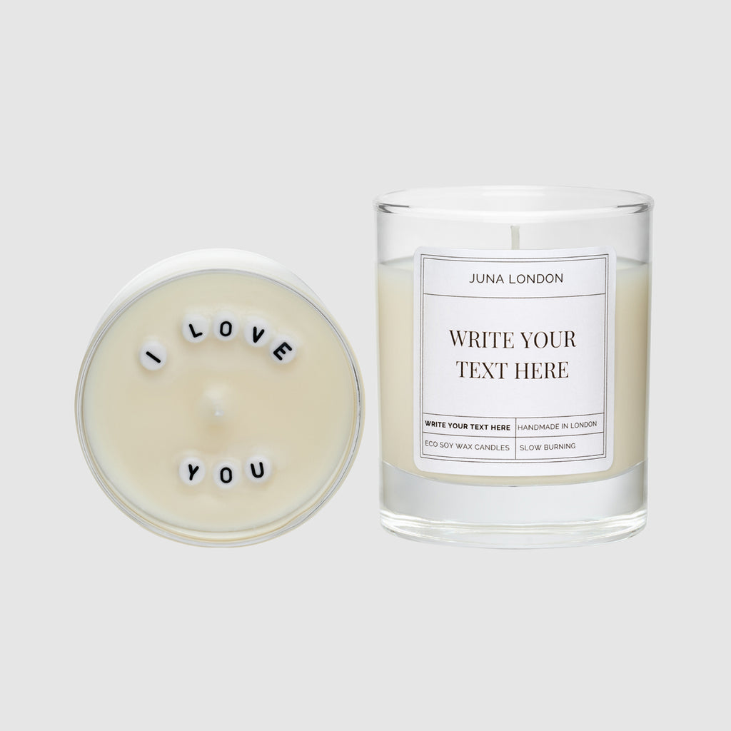Show your loved ones how special they are with our Black Bead Candle. Featuring intricate soy wax beads spelling out 'I love you' on the top of the candle, the perfect additional touch we think your giftee will love.