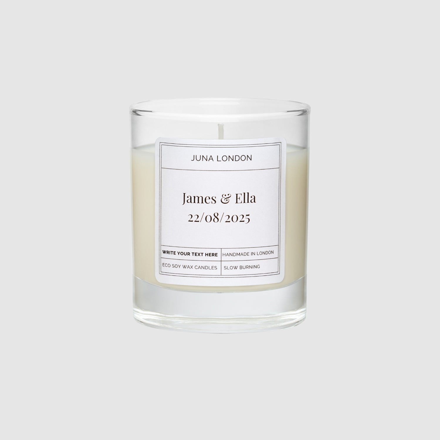 Congratulate couples on their engagement, wedding or anniversary with our personalised Name Candle. Make it as unique as them by adding their names and selecting their favourite scent from our range of bespoke fragrances.
