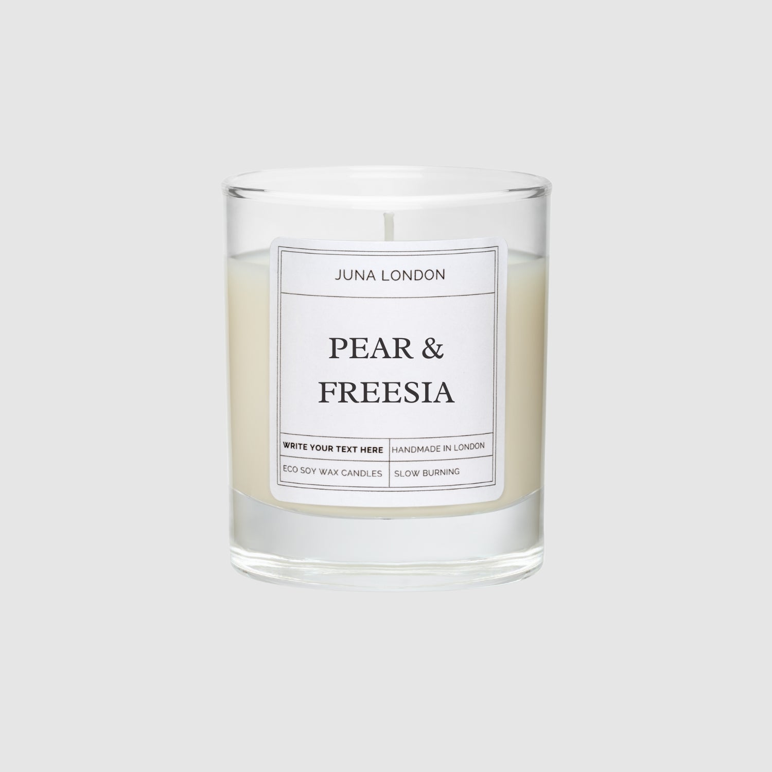 Bring the aroma of British spring time to your home with our much-loved fruity, floral fragrance. Our Pear & Freesia Candle blends fragrant pear with elegant freesia, creating a light, uplifting scent.