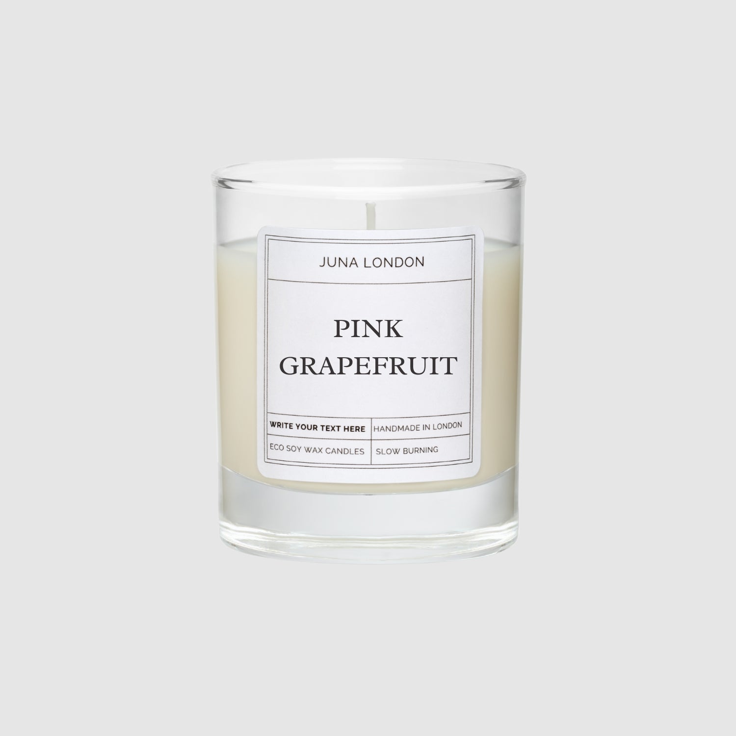Energise your space with the bright, fruity fragrance of our Pink Grapefruit Candle. Combining distinctive citrusy grapefruit with subtle sweet undertones, for a fresh, uplifting scent you'll keep coming back to.