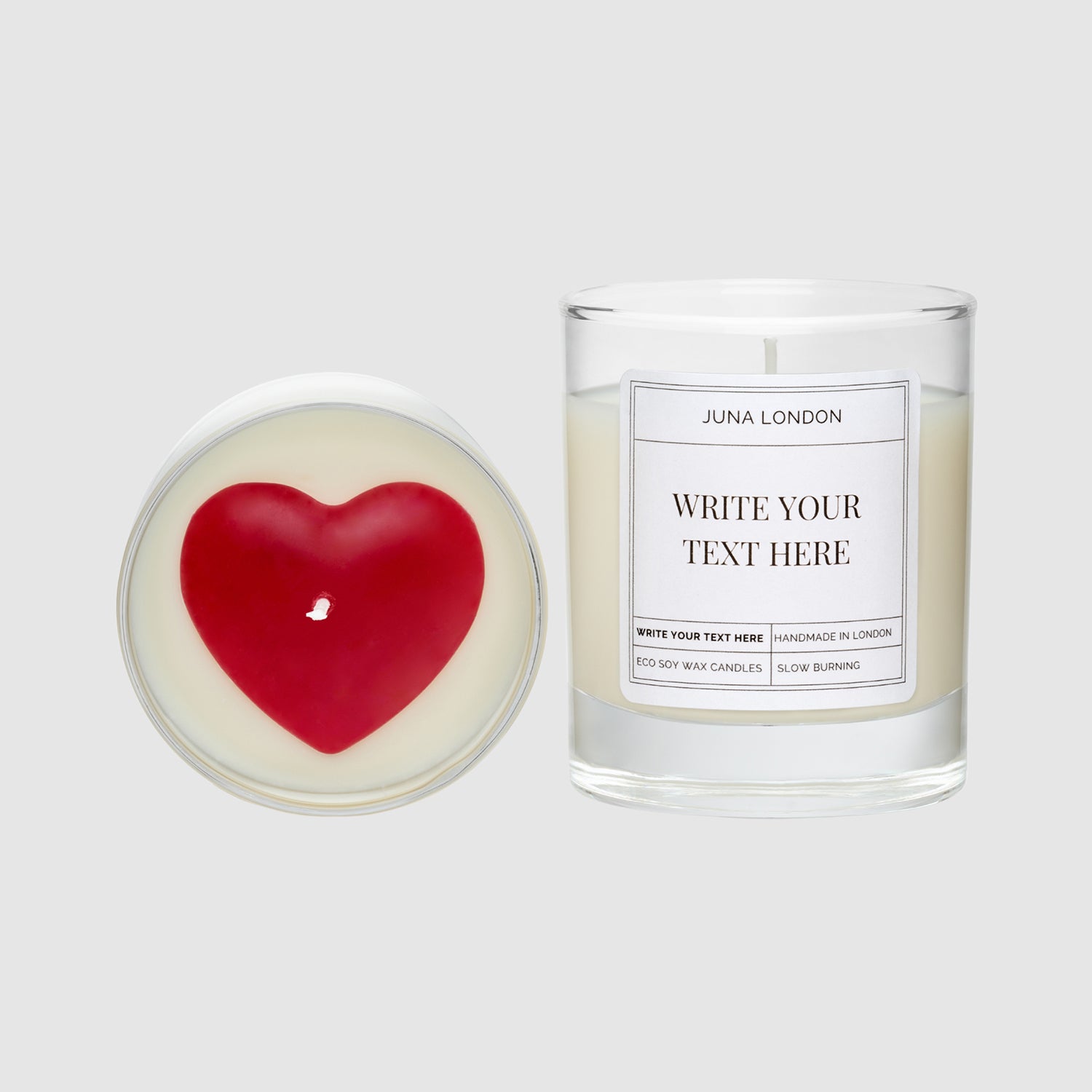 Hearts are not just for Valentines - show your friends and family the love all year round with our Red Heart Candle. Handcrafted and made to order, this much-loved design is topped with a 3D soy wax heart.