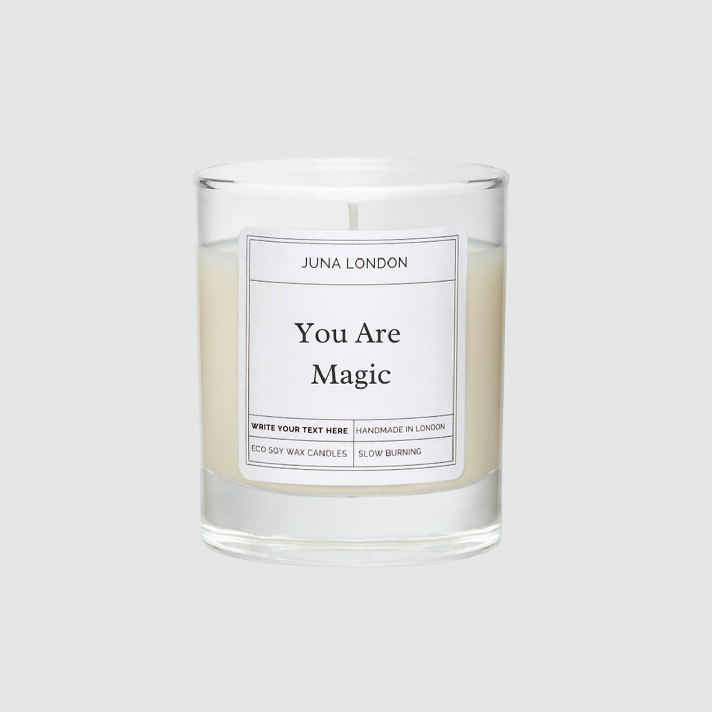 Whether it's aligned with a specific event or not, we all deserve to know how much our loved ones appreciate us. Gift our You Are Magic candle to your loved ones - make it even more personal by adding their name and favourite scent from our bespoke range of fragrances. 