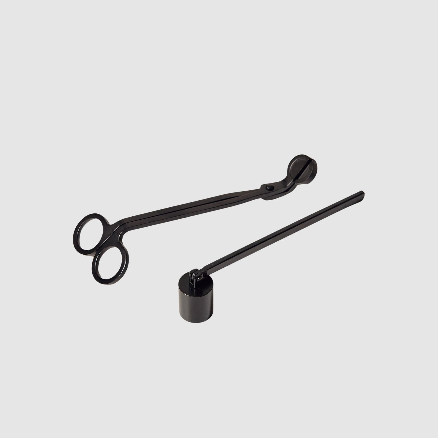 Extend the life of your candle with our wick trimmer and candle snuffer. The wick trimmer helps keep the wick at the perfect length for a cleaner, long-lasting burn. The  candle snuffer reduces the production of soot and smoke. 